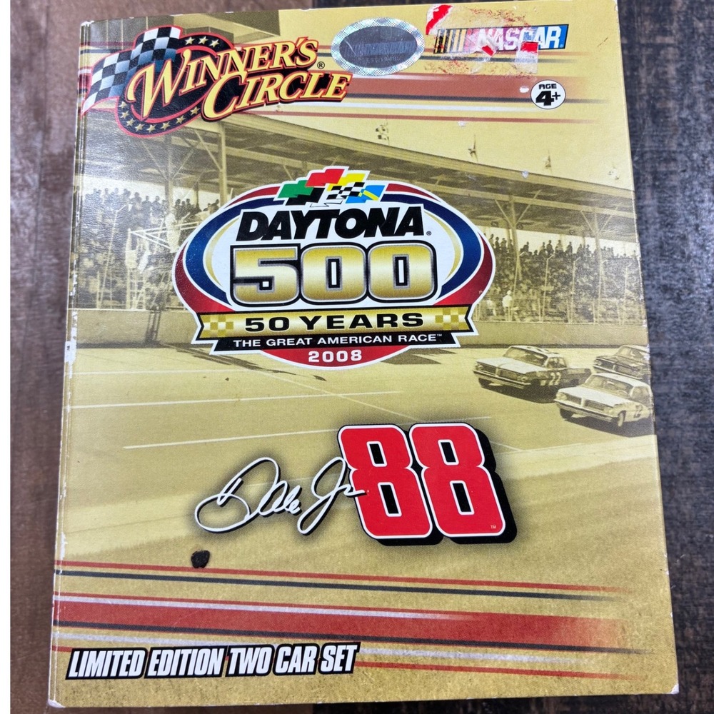 Winners Circle Daytona 500 50 Years Dale Earnhardt Jr 88 1:64 Set 2008 Good